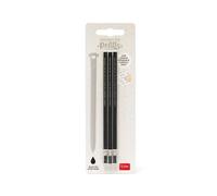 Set de 3 recharges stylo effaçable Legami Noir