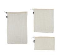 Set de 3 sacs réutilisables pour fruits et légumes coton 4.00x8.00 cm