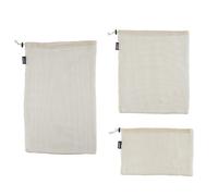 Set de 3 sacs réutilisables pour fruits et légumes tissu 4.1x8 cm