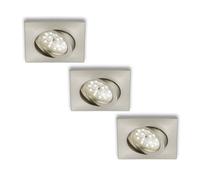 Set De 3 Spots Encastrés Led Erik Nick. Mat nickel mat