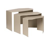 Set de 3 table d'ensemble Shard Cluster LxWxH 64.9x48.1x45cm
