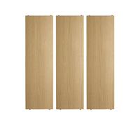 Set de 3 tablettes 78x30cm String système WxHxD 78x2x30cm