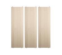 String Étagère String frêne. 78x30 cm. lot de 3