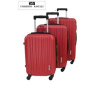 Set de 3 valises ABS Umberto Ravelli - Rouge