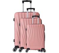 Set de 3 Valises - ADC - TROLLEY - Coque Rigide ABS - 4 Roulettes Doubles - Cadenas Intégré