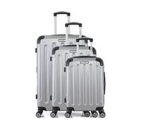 Set de 3 valises - BLUESTAR - TUNIS-B - 4 roues - Gris