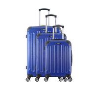 Set de 3 valises - BLUESTAR - TUNIS-B - 4 roues - Marine
