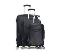 Set de 3 Valises DC 75 cm 4 Roues - noir - AMERICAN TRAVEL