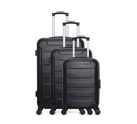 Set de 3 Valises ELBE-A - noir - WAVE PARIS
