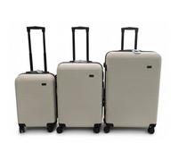 Set de 3 valises - GERARD PASQUIER - ABS - 4 roulettes - Rigide - VA011 Blanc