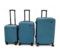 Set de 3 valises - GERARD PASQUIER - ABS - 4 roulettes - Rigide - VA011 Bleu