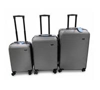 Set de 3 valises - GERARD PASQUIER - ABS - 4 roulettes - Rigide - VA011 Gris