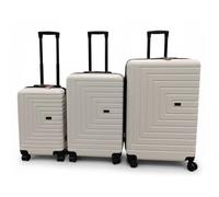 Set de 3 valises - GERARD PASQUIER - ABS - 4 roulettes - Rigide - VA012 Blanc