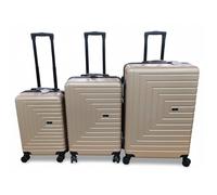 Set de 3 valises - GERARD PASQUIER - ABS - 4 roulettes - Rigide - VA012 Gold