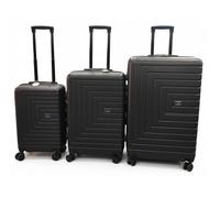 Set de 3 valises - GERARD PASQUIER - ABS - 4 roulettes - Rigide - VA012 Noir