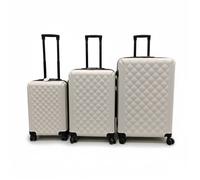 Set de 3 valises - GERARD PASQUIER - ABS - 4 roulettes - Rigide - VA013 Blanc