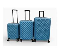 Set de 3 valises - GERARD PASQUIER - ABS - 4 roulettes - Rigide - VA013 Bleu