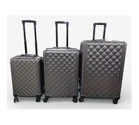 Set de 3 valises - GERARD PASQUIER - ABS - 4 roulettes - Rigide - VA013 Gris