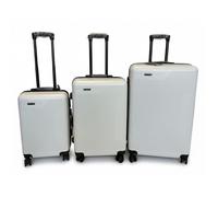Set de 3 valises - GERARD PASQUIER - ABS - 4 roulettes - Rigide - VA014 Blanc