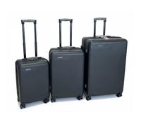 Set de 3 valises - GERARD PASQUIER - ABS - 4 roulettes - Rigide - VA014 Noir