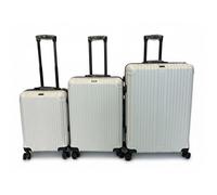 Set de 3 valises - GERARD PASQUIER - ABS - 4 roulettes - Rigide - VA015 Blanc