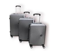 Set de 3 valises - GERARD PASQUIER - Dark Grey - ABS - 4 roulettes - Trolley inclus
