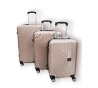 Set de 3 valises - GERARD PASQUIER - GOLD - ABS - 4 roulettes - Rigide
