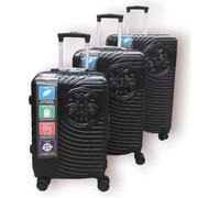 Set de 3 valises - GERARD PASQUIER - Noir - ABS - Rigide - Trolley inclus