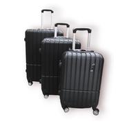 Set de 3 valises - GERARD PASQUIER - NOIR - ABS - Rigide - Trolley inclus