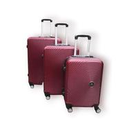 Set de 3 valises - GERARD PASQUIER - Rouge - ABS - 20 pouces - 24 pouces - Grande