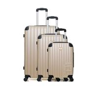 Set de 3 Valises MARIANNE 75 cm 4 Roues - beige - LPB LUGGAGE