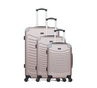 Set de 3 Valises Rigide CONGO rose