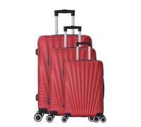 Set de 3 Valises - TROLLEY ADC - 55cm-65cm-75cm - ABS - 4 Roulettes Doubles - Cadenas Intégré
