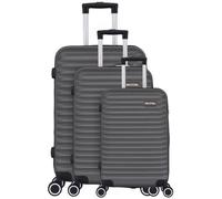 Set de 3 Valises - TROLLEY ADC - 55cm-65cm-75cm - ABS - 4 Roulettes Doubles - Cadenas Intégré