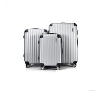 Set de 3 valises - Trolley ADC - Gris Silver - Rigide - 4 roues - Dimensions 75x28x45cm