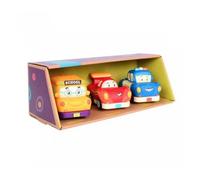 Set De 3 Vehicules Bus Police Et F1