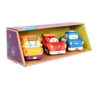 Set De 3 Vehicules Bus Police Et F1