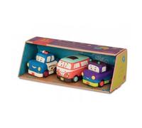 Set De 3 Vehicules Van Orange