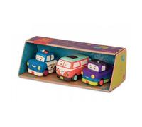 Set De 3 Vehicules Van Orange