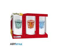 ABYstyle - Set de 3 verres Pokémon - Multicolore