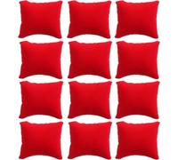 set de 30 coussins pour montres, coussin pour montre, support pour montre, support pour montre avec revêtement en velours en [rouge], support pour montre ou bracelet, présentoir pour montre, coussin p
