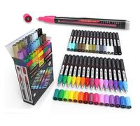 Set de 30 marqueurs acryliques avec pointe extra-fine OZ International Tooli Art Essentiel