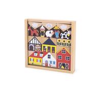 Set de 34 cubes campagne Cross roads Janod