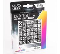 Set de 36 dés D6 12mm Galaxy Series Moon - Gamegenic