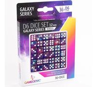 Gamegenic – Set de 36 dés Galaxy Series Nebula – 6–12 mm – Accessoire pour jeux de société