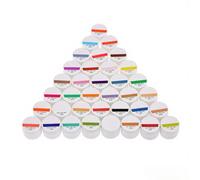 Set de 36 pigments pour art des ongles Vernis construction LED Colle solide Extension d Sûr Facile à peindre Haut Résistant Naturel artificiels naturels Salon Usage personnel