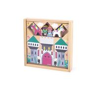 Janod Cross Roads Enchanted Kingdom Blocks Multicolore