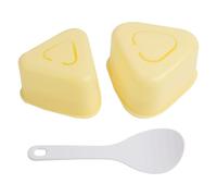 Set de 3pcs pour onigiri moule a sushi appareil a sushi moule triangle pour onigiri, pour nori et feuilles d'algues, Préparation facile de sushi à la maison, sans BPA et sans danger pour les aliments