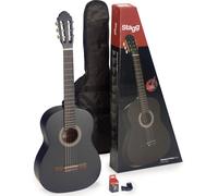 Guitares Lot 4/4 Noir Mat, Stagg , Incl. Sac Et Accordeur