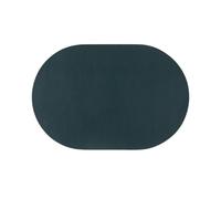 Set de 4/6 Sets de Table ovales, Sets de Table en Simili Cuir, Tapis de Table à Manger imperméables et antidérapants for Une Utilisation intérieure et extérieure(Dark Green,Set of 4)